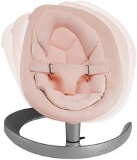 Шезлонг-гойдалка Nuna Leaf Grow Peach з ігрою дугою (0-60кг)